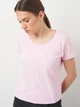 Футболка женская Fruit of the Loom Valueweight Ladies 061372052 XS Розовая (Tr2000000014609) - изображение 4