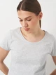 Футболка женская Fruit of the Loom Valueweight Ladies 061372094 XL Серая меланж (Tr2000000014692) - изображение 4