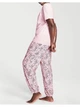 Піжама (футболка + штани) Victoria's Secret Cotton & Flannel Tee-jama Set M - зображення 2
