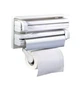 Кухонный диспенсер Rollon Triple Paper Dispenser держатель для бумажных полотенец, пищевой пленки и фольги - изображение 1