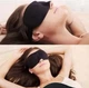 3D маска для сну з опуклостями для очей та носу Чорна - зображення 6