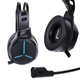 Наушники для Playstation 5/PS5/PS4/Xbox/Switch/ с выдвижным микрофоном и Bluetooth адаптером Honcam с LED подсветкой черные - изображение 2