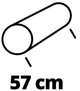 Каток для газону GC-GR 57 57см 46л D32см 10.5кг Einhell (2000003262229) - зображення 5