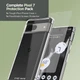 Прозрачный чехол + защитная пленка для Google Pixel 7 Case-Mate Tough - изображение 6
