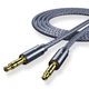 Кабель ESSAGER Monster Aux Cable Speaker Wire 3.5mm Jack Audio Cable For Car Headphone Adapter Male Jack to Jack 3.5 mm 0.5M Blue (EYP35-DYB0G) - изображение 1