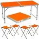Кемпинговый складной туристический стол-чемодан для пикника Nobo Kids 120 x 60 x 70 см - изображение 1