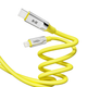 Кабель для заряджання та обміну даними USB YOKI YK-UL61 ULTRA Series Type-C to Lightning 30W (3A/10V) 1.2m Yellow - зображення 7