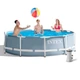 Каркасный бассейн с фильтр-насосом Intex круглый, 305*76см, 4485 л 1250 л/год серый (26702) - изображение 2