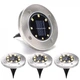 Садовий світильник Solar Disk Lights 5050 8 Led вуличний на сонячній батареї - зображення 2