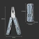 Мини мультитул брелок NexTool Mini Sailor Карманный мультиинструмент с ножницами (NE20156) - изображение 7