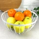 Белая металлическая корзинка для фруктов 25 см Ardesto Midori - изображение 5