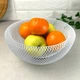 Білий металевий кошик для фруктів 25 см Павутинка Ardesto Midori - зображення 2