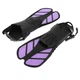 Ласты тренировочные короткие с открытой пяткой CIMA Swim 8968 размер L-XL (42-47) Purple-Black - изображение 5