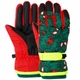 Рукавички гірськолижні дитячі Zelart Snow Gloves 2319 ML (5-8 років) Deep Green-Red - зображення 1