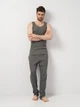 Футболка нательная мужская хлопковая Enrico Coveri ET1202 6 (XL) Серая (ROZ6501010791) - изображение 2