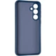 Чехол Fiji Full Soft Premium для Samsung Galaxy M55 5G (M556) противоударный бампер с микрофиброй Dark Blue - изображение 3