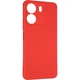 Чохол Fiji Full Soft Premium для Xiaomi Redmi 13C протиударний бампер з мікрофіброю Red - зображення 2
