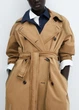 Тренч с эффектом потертости MANGO 67086315-CHAMPU-LM Коричневый S UA000104 - изображение 8