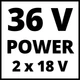 Газонокосарка Einhell акум GE-CM 36/48 Li M - Solo, 36В, PXC, 48 см, 30-75 мм, без травозбірника, мульчування, 16.9 кг (без АКБ і ЗП) (3413054) - изображение 10