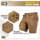 Шорты M-Tac Aggressor Short Coyote Brown Размер L - изображение 4