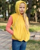 Жилетка для дівчинки (з капюшоном) Носи своє 110 Жовтий (p-12131-134513) - зображення 5