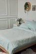 Комплект постельного белья Moon&Star Детский 110х140 наволочки 2х50х70 Stripe Mint Satin Stripe (MS-830000187) - изображение 2