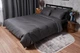 Комплект постельного белья Moon&Star Satin Stripe «Stripe Black» Детский 110х140 наволочки 2х40х40 (MS-830000212) - изображение 1