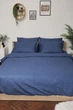 Комплект постельного белья Moon&Star Детский 110х140 наволочки 2х40х40 Delfi Blue Satin Stripe (MS-830000172) - изображение 1