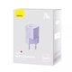 Сетевое зарядное устройство BASEUS 20W GaN5 Fast Charger 1C Purple (CCGN050105) - изображение 3