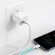 Мережевий зарядний пристрій Baseus 20W Super Si Type-C 3A із кабелем Type-C to Lightning 1м White - зображення 7