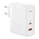 Мережевий зарядний пристрій BASEUS GaN5 Pro Fast Charger 100W 1USB+1Type-C 5A White - зображення 1