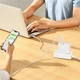 Мережевий зарядний пристрій BASEUS GaN5 Pro Fast Charger 100W 1USB+1Type-C 5A White - зображення 6