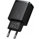 Сетевое зарядное устройство Baseus 20W Compact Quick Charger USB+Type-C QC3.0+PD3.0 3A Black (CCXJ-B01) - изображение 4