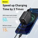 Сетевое зарядное устройство Baseus 20W Compact Quick Charger USB+Type-C QC3.0+PD3.0 3A Black (CCXJ-B01) - изображение 10