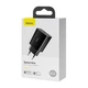 Сетевое зарядное устройство Baseus 20W Speed Mini Quick Charger 3.0 Power Delivery 3.0 1Type-C 3A Black - изображение 10