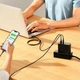 Мережевий зарядний пристрій BASEUS GaN5 Pro Fast Charger 100W 1USB+1Type-C 5A Black - зображення 6
