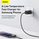Сетевое зарядное устройство Baseus 25W 1Type-C Super Si Quick Charger 3A + кабель Type-C to Type-C 3A 1м Black (TZCCSUP-L01) - изображение 12