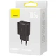 Сетевое зарядное устройство Baseus Compact Charger 2USB 10.5W Black (CCXJ010201) - изображение 10