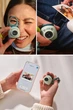 Цифровая фотокамера - брелок Fujifilm INSTAX Pal / прозрачный чехол Pistachio Green камера для принтера Link, Liplay, Evo - изображение 2