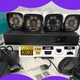 Комплект 4 камеры уличные видеонаблюдения AHD Kit с регистратором звук видео Full color+audio - изображение 1