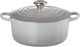 Чавунна жаровня з кришкою Le Creuset Signature Roaster Round Pearl Grey 4.2 л (21177245412430) - зображення 1