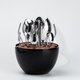 Набір столових приборів із нержавіючої сталі 24 штуки хромованих, чорний(HP78811)(WB) - зображення 1