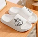 Жіночі шльопанці пінка foam Котик ТМ W2104/2ТС 40 Білий - зображення 1