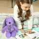 Іграшка м'яконабивна Зайченя Macik МС 080501-10 фіолетове 33 см - зображення 3