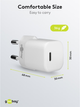 Ładowarka sieciowa Goobay USB-C PD GaN Fast Charger Nano 30W White - obraz 2