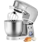 Тестомес Royalty Line PKM-1600 Grey SLOVAKIA 1600W 6L кухонный комбайн миксер планетарный - изображение 1