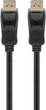 Кабель монітора-сигнальний Goobay DisplayPort M/M 5.0m v2.1 10K@30Hz 19pin Gold чорний(75.06.4865) - зображення 3