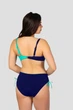 Женский купальник Sisianna 39203 синий-бирюзовый 2XL - изображение 3