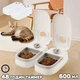 Автоматическая кормушка для животных Pets Joy комплект 2 шт по 600 мл с таймером и нескользящими ножками - изображение 1