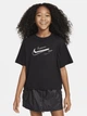 Дитяча футболка для дівчинки Nike G Nsw Tee Boxy Swoosh Logo FN9686-010 XS 122-128 см Black (196974829430) - зображення 5